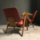 Pair of Hillestak armchairs designed in 1950s by Robin Day for Hille,