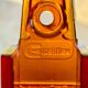 Set of 4 Burnt Orange 1970s Bathroom Accessories