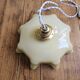 Pastel yellow opaline pendant light
