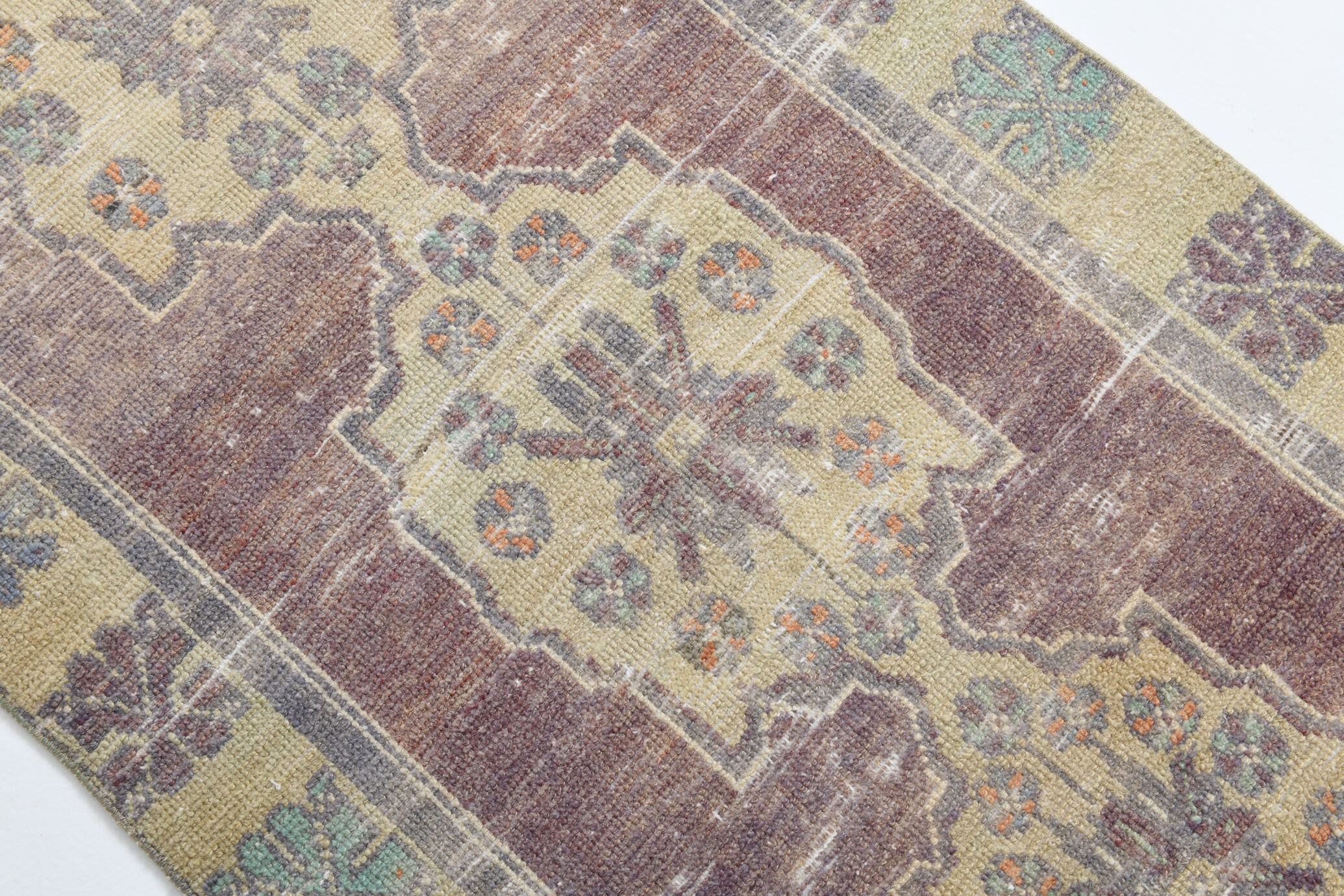 2x8 persian vintage runner rug, 81x252cm