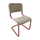 Chaise tube orange