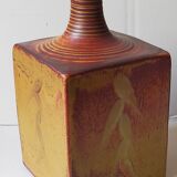 Vintage Scandinavian enamelled earth soliflore vase