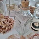 Glass bottle and cork stopper