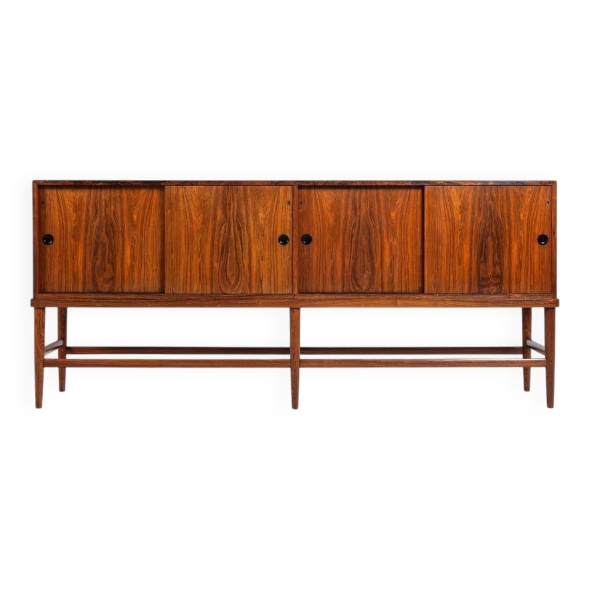 Unusual highboard or sideboard in rosewood Denmark 1967
