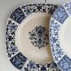 6 old earthenware plates Terre de Fer Gien