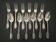 12 silver-plated metal cutlery sets Rocaille