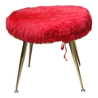 Red moumoute stool 1960