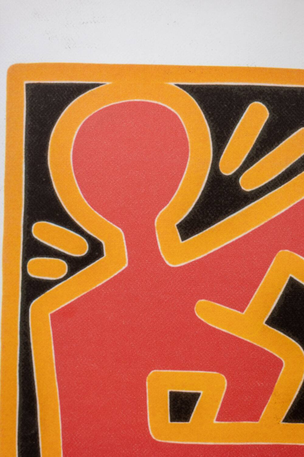 Keith Haring. Numbered colour silkscreen. 1990s.