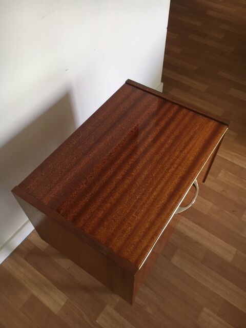 Chavet table varnished at door
