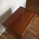 Chavet table varnished at door