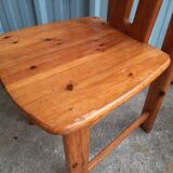 Pair of pine chairs