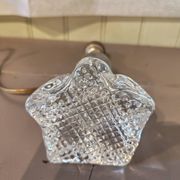 Pied de lampe vintage en verre