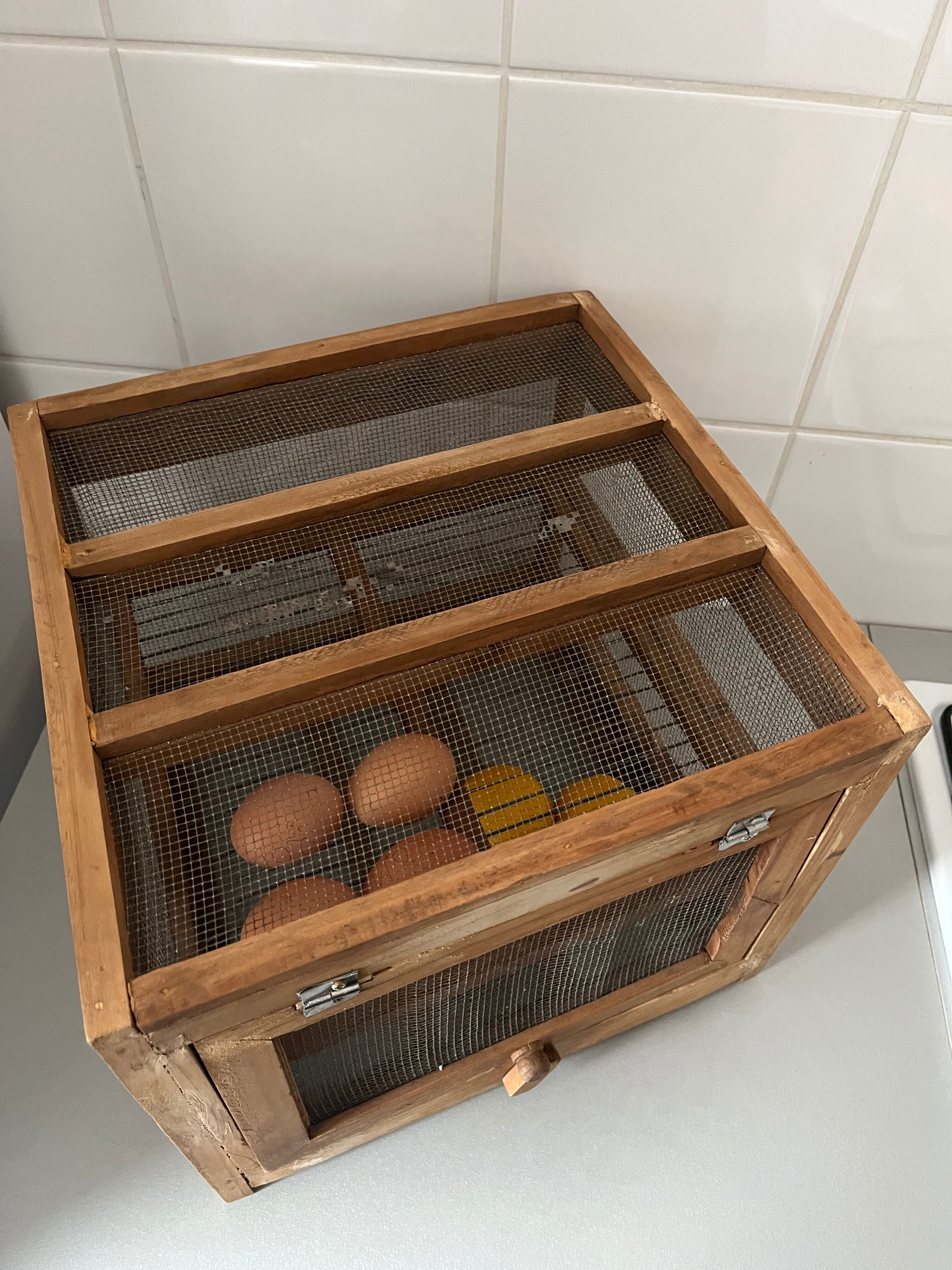 Old wooden pantry