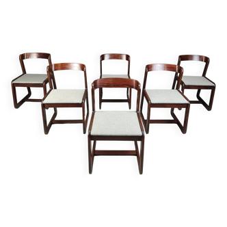 Chaises à repas vintage de Mario Sabot, 1970
