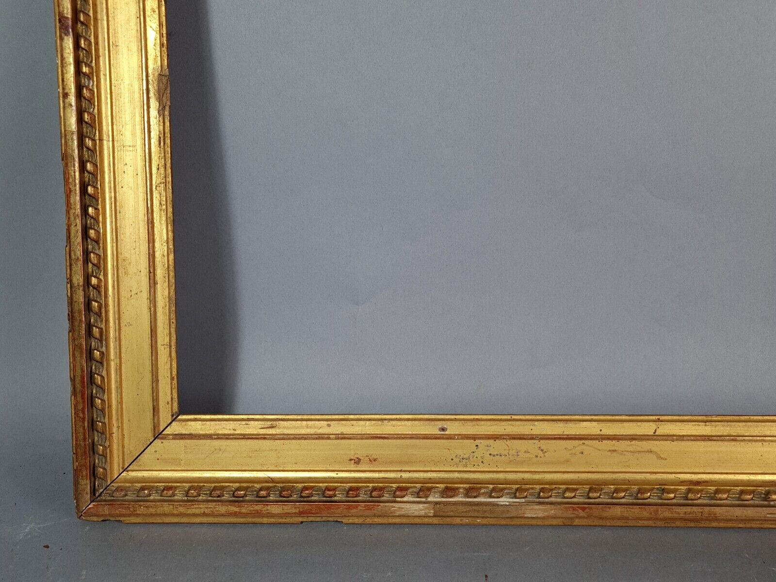 Old frame wood stucco gilding original 50x42 foliage 41x33 cm SB
