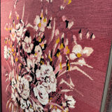 Large vintage floral tapestry