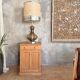 Grande lampe verre 1970