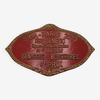 Plaque agricole