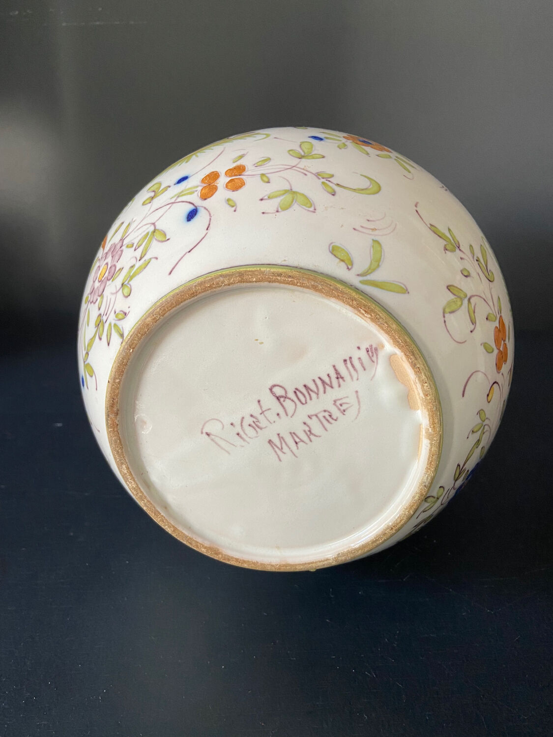 Vase ribet bonnassies