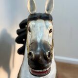 Wooden carousel horse