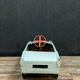 Simca pedal car in sheet metal painted around 1960 for decoration or collector