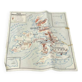 Old double-sided school map, Rossignol edition