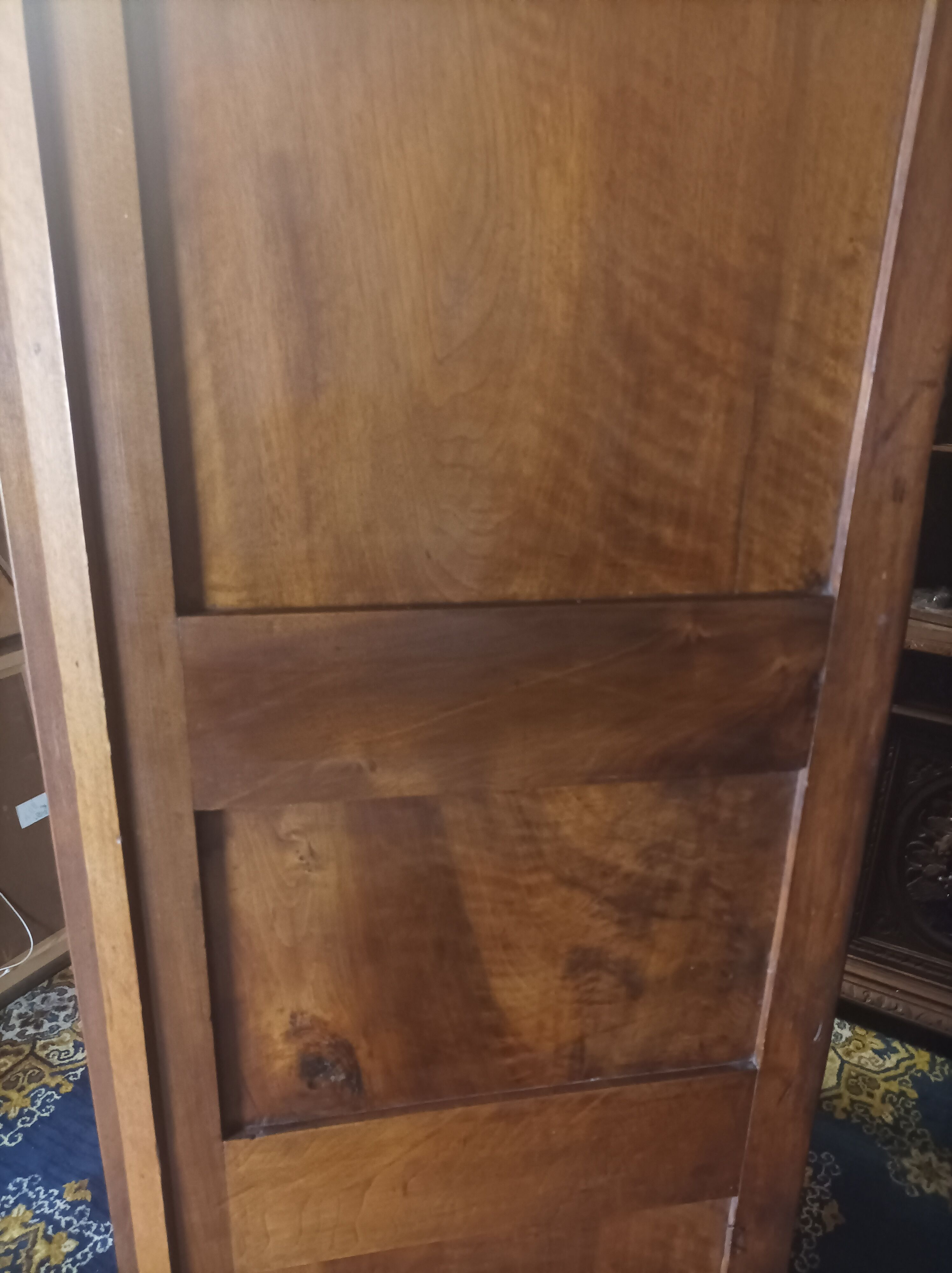Transition wardrobe in 18th century walnut
