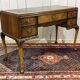 1930s Chippendale English desk in burr walnut