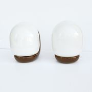 Pair of wall lamps, type Ł-1, designed by K. Łaszkiewicz, W. Kościan, Poland, 1980s