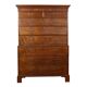 Antique mahogany commode, George III style, 19th century.