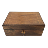 Wooden box and veneer early twentieth century