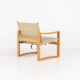 Chaise Safari de Børge Jensen pour Bernstorffsminde Møbelfabrik (Danemark, 197