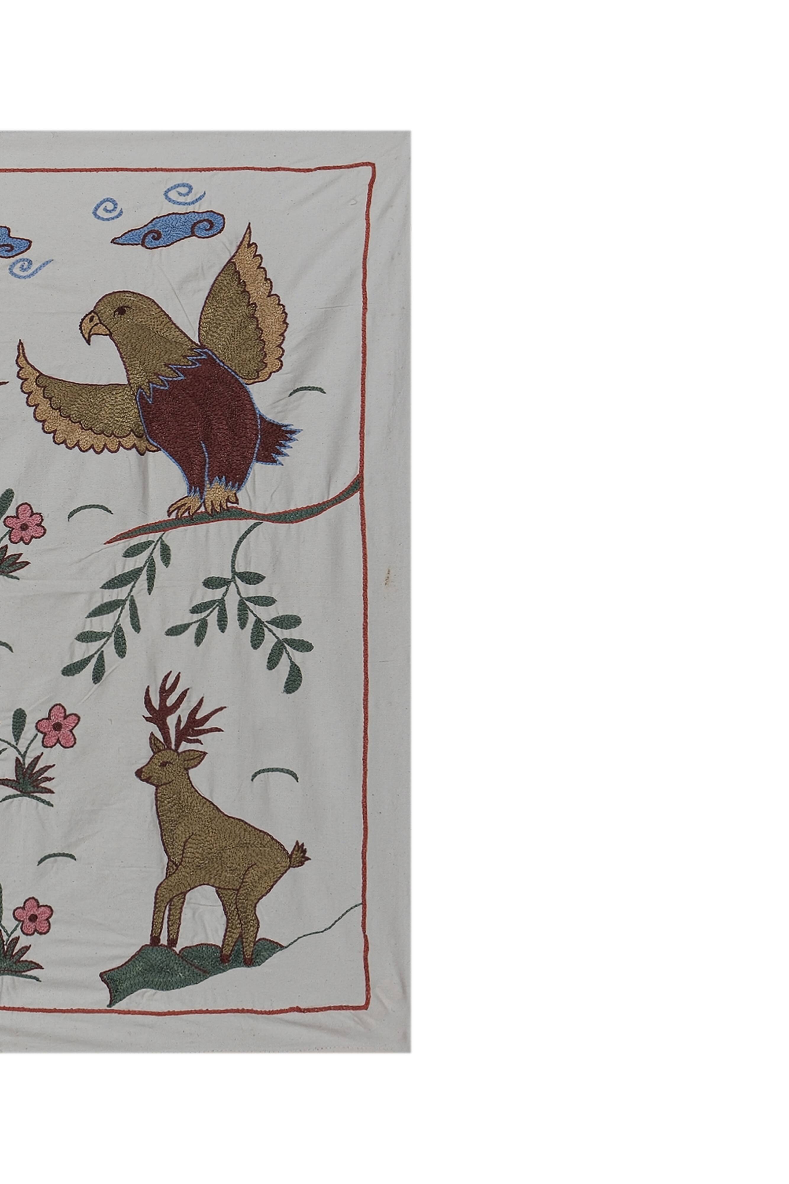 Tapis noué à la main, tapis turc vintage 88x98 cm
