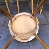 4 old bistrot chairs