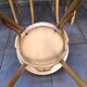 Serie de 4 chaises de bistrot ancienne