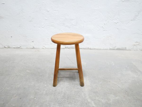 Tabouret vintage en pin