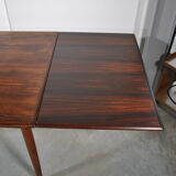 Extendable rosewood dining table year 60