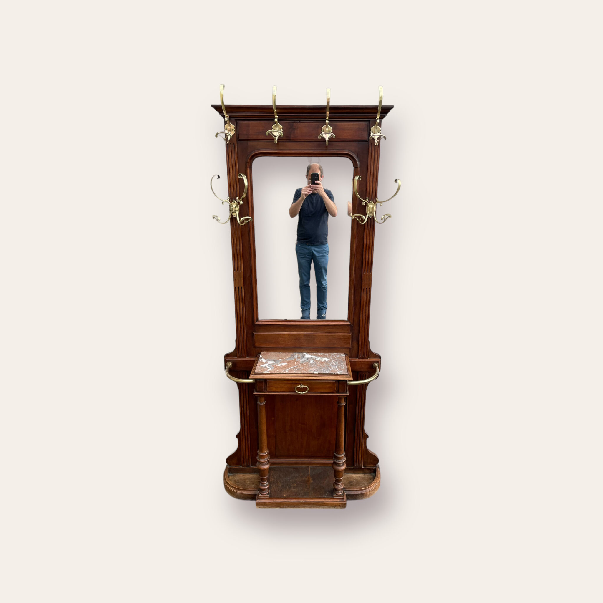 Coat rack cloakroom Napoleon III XIXth