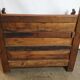 Massive oak chest bench
