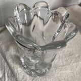 Vintage DAUM crystal vase from the 1960s
