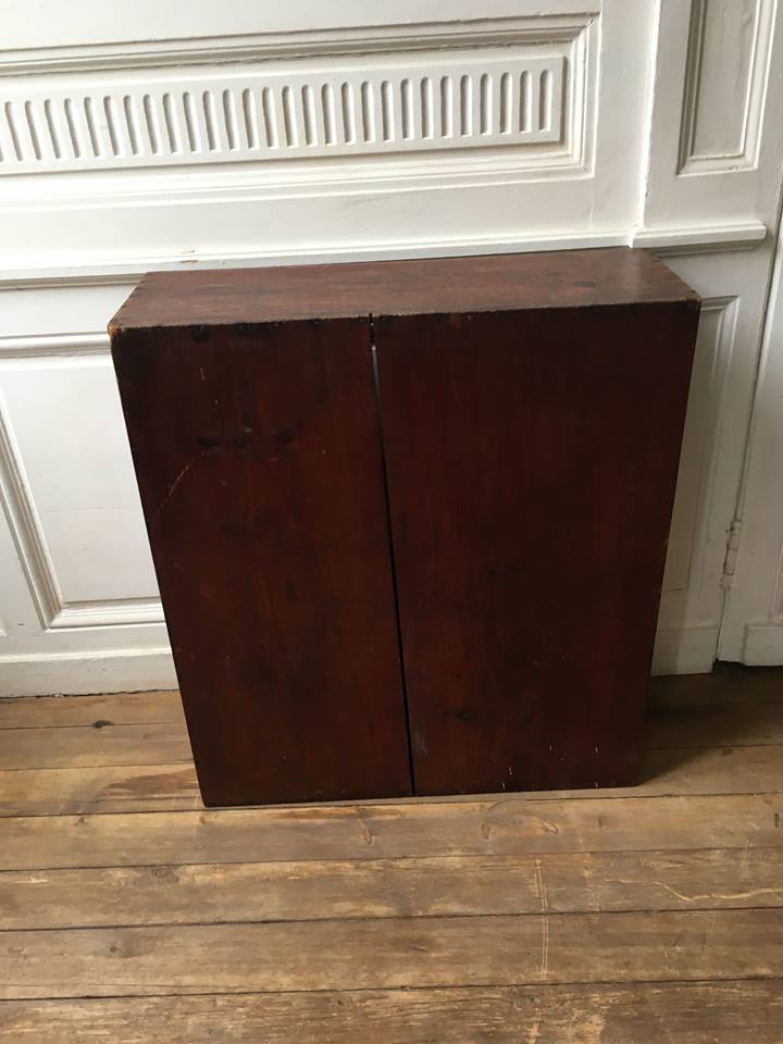 Library shelves vintage solid wood