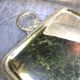 Silver-plated service tray in the style of Louis XVI.