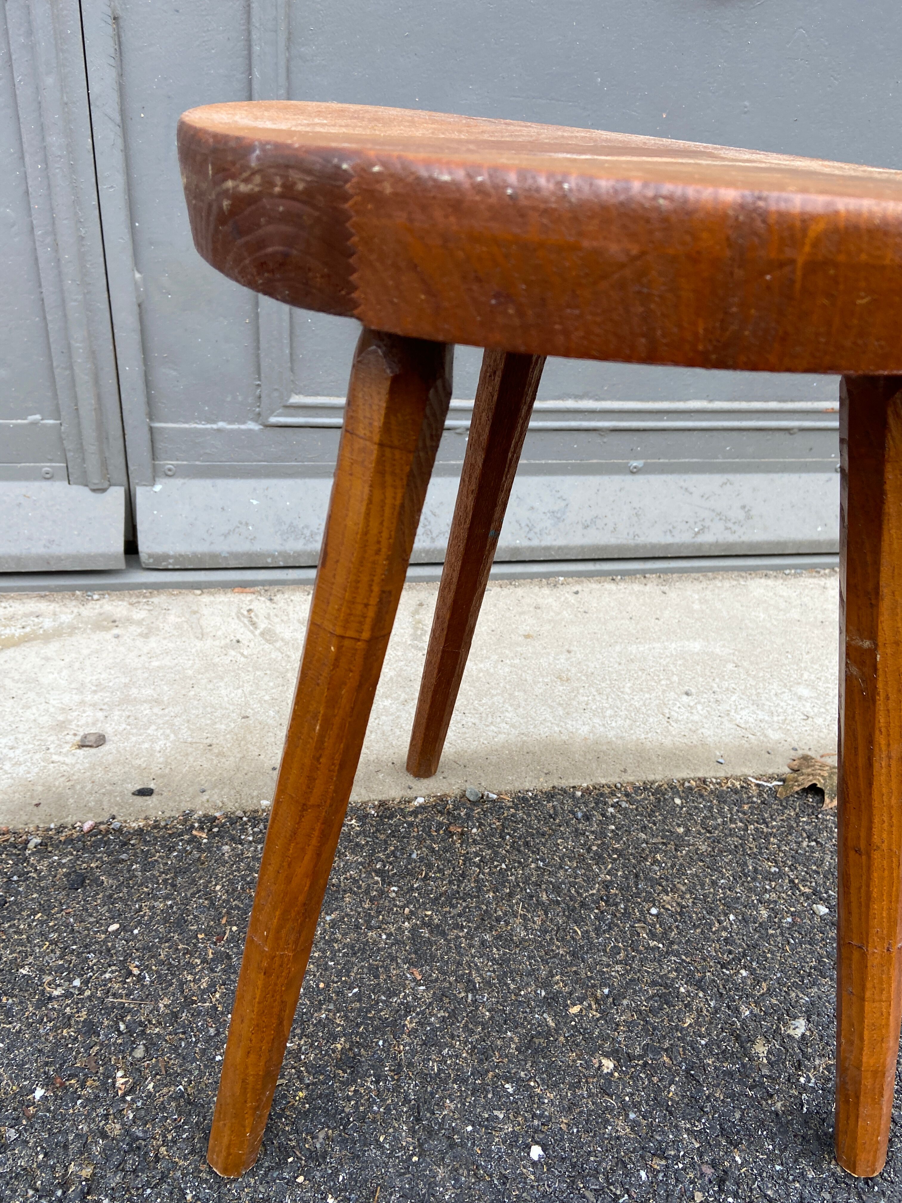 Scandinavian stool vintage tripod plant holder midcentury 50s