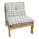 Vintage pine armchair, 1970s
