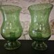 Glass candle holders