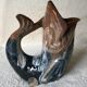 Pitcher, Zoomorphic jug depicting a fish, Grès Flammés du Morvan Petit Massé