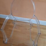 Pair of Louis Ghost Chairs, design Philippe Starck, Kartell edition