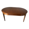 Table ovale louis philippe merisier massif vernis