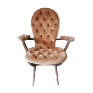Fauteuil relax velours