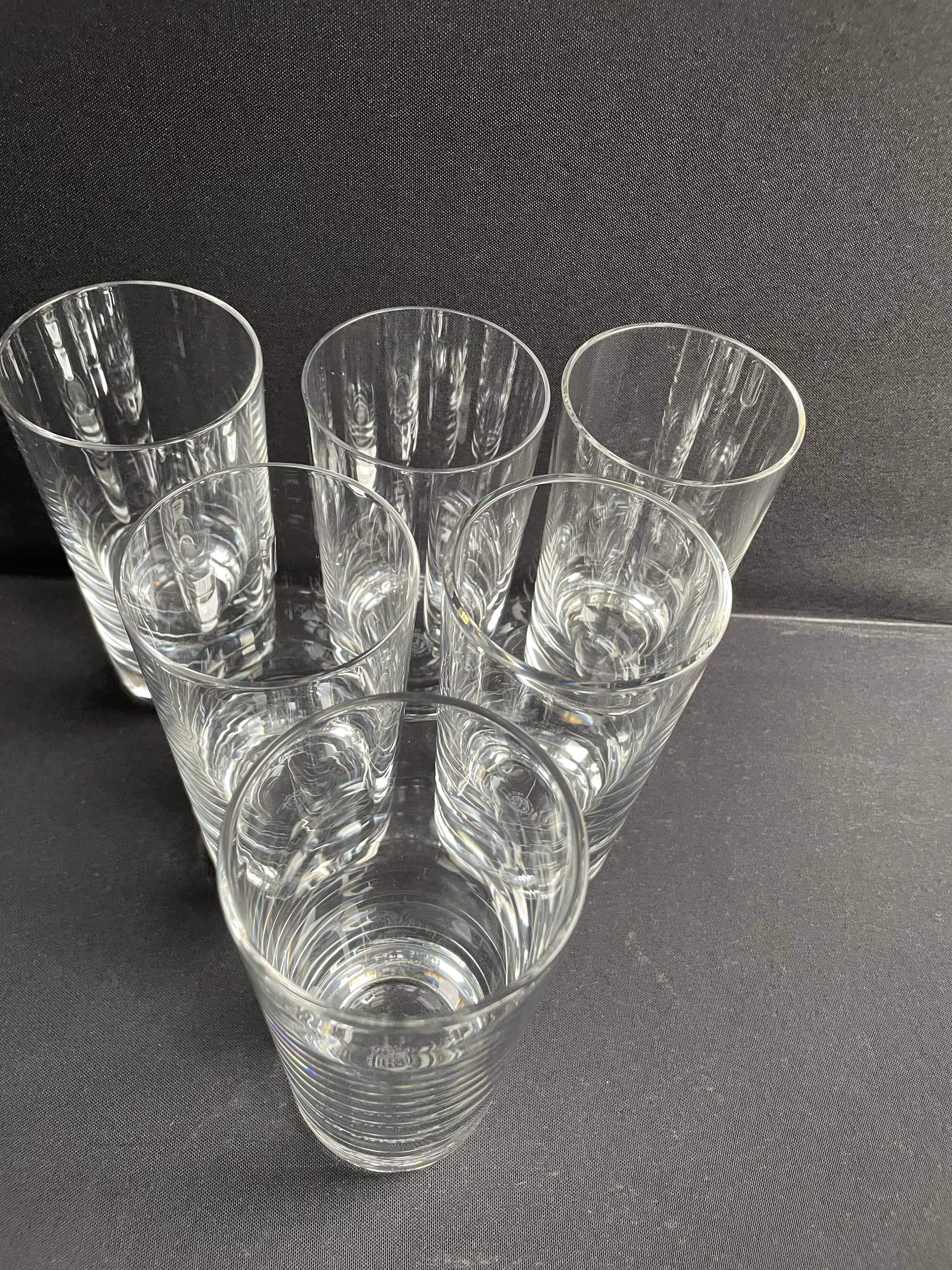 6 Baccarat Perfection Mugs